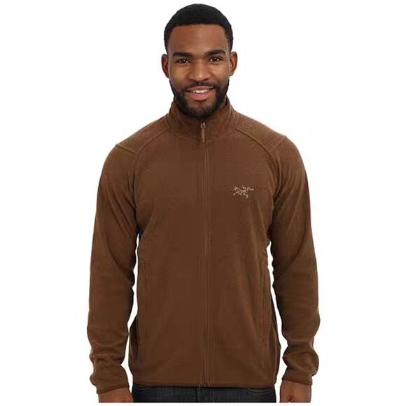 Arc’teryx Polartec Covert Fleece Jacket Full Zip Gorpcore‎ Brown Men's Medium